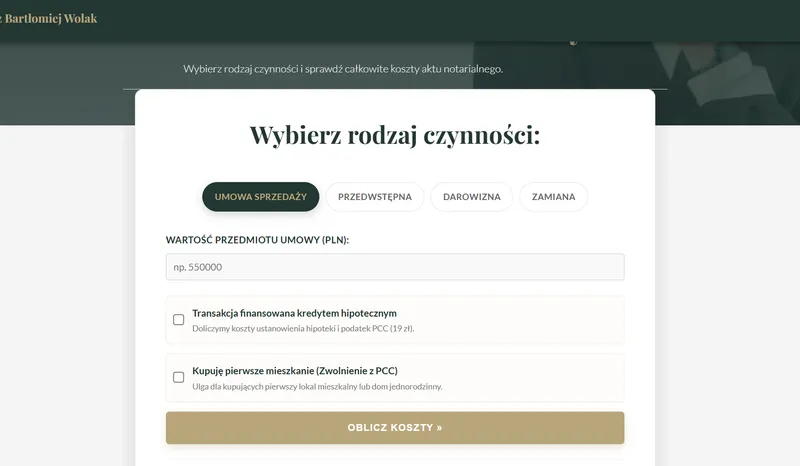 Ile kosztuje notariusz – struktura opłat